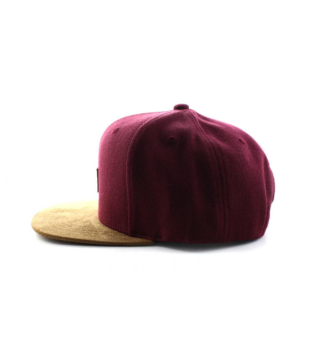 Reell snapback bordeaux suede Reell